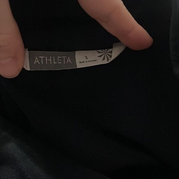 Athleta Black Tennis Skater Flare Mini Skirt S - Picture 4 of 5